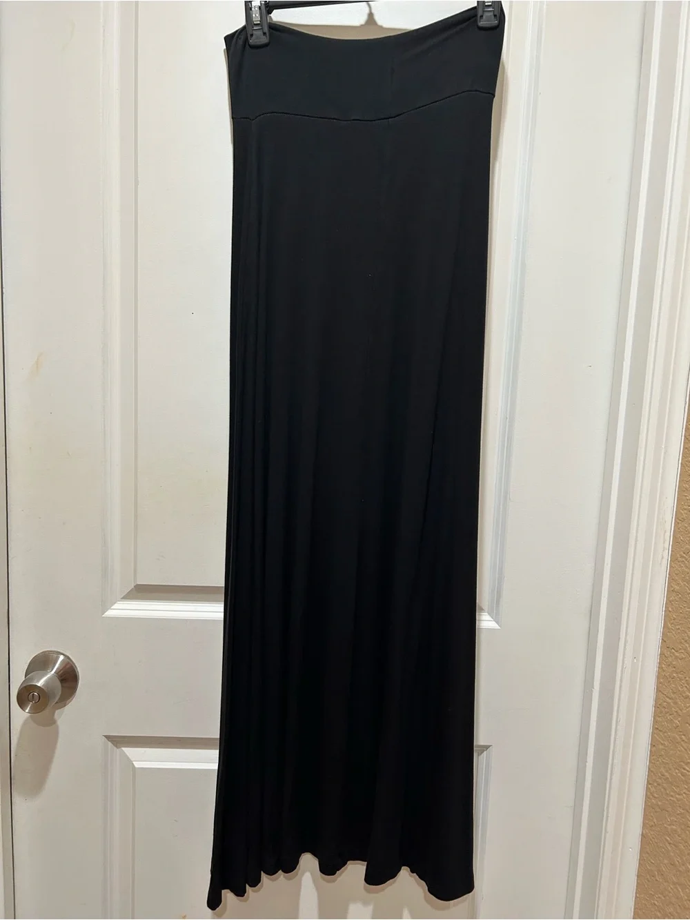 Victoria's Secret Black Maxi Skirt with Wide Waistband